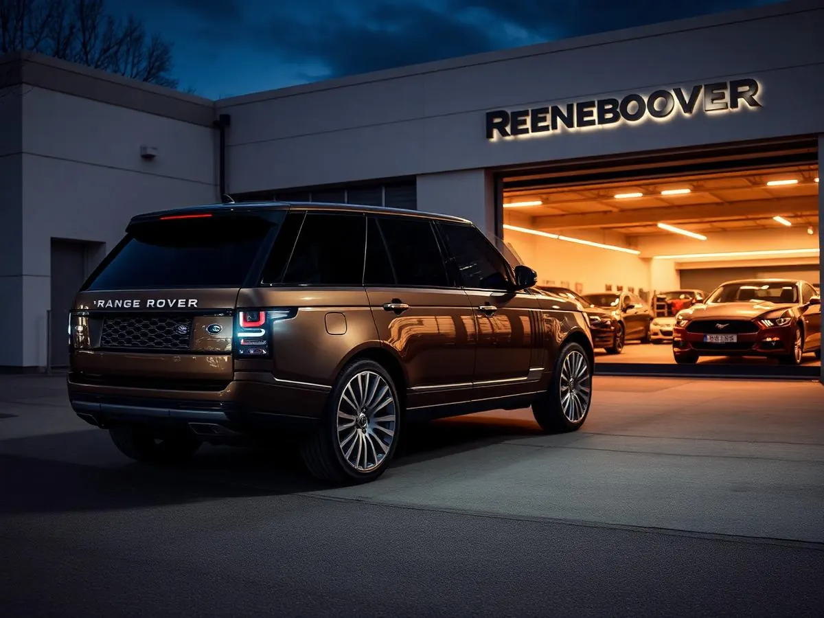 Range Rover at the RoverX workshop