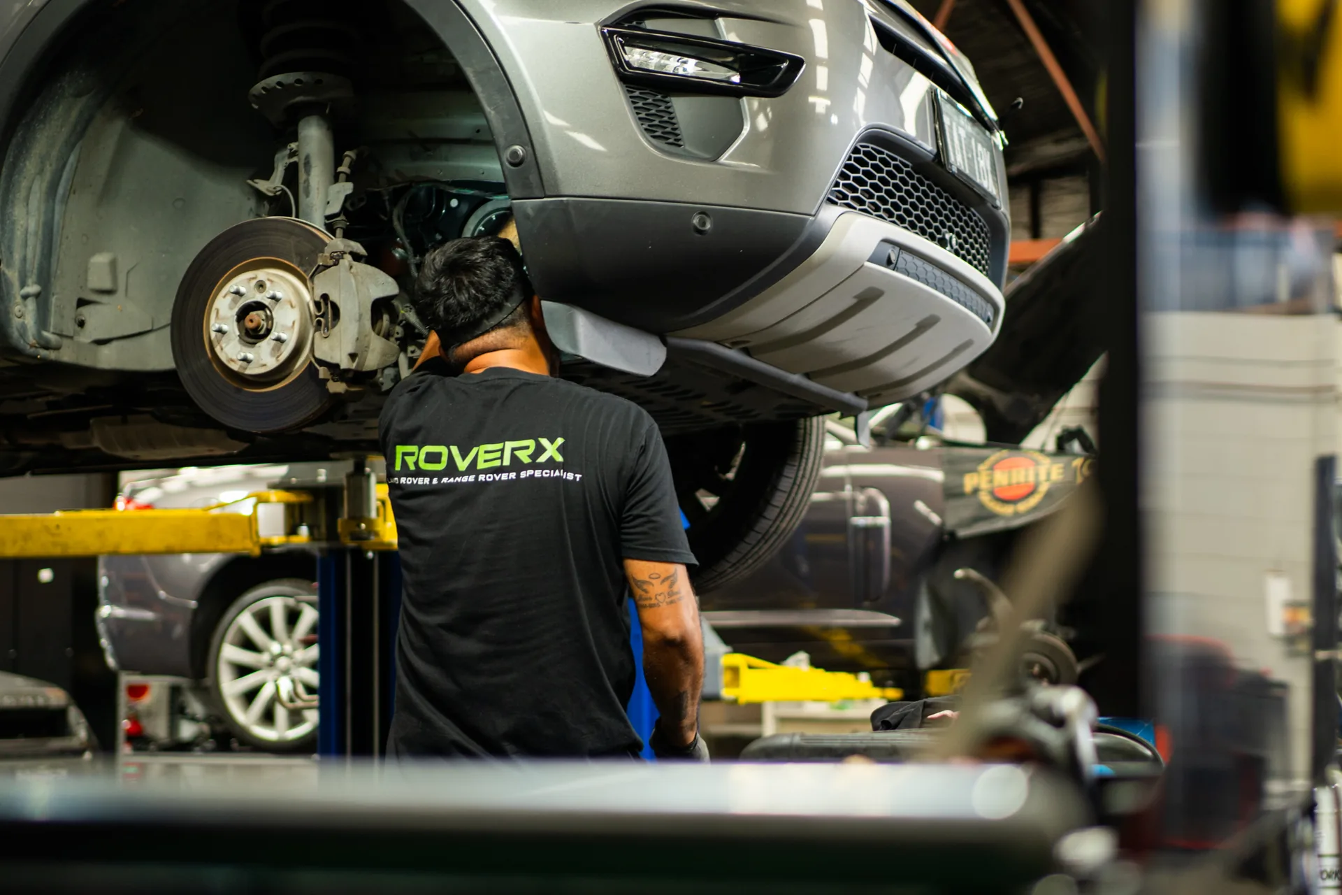 Land Rover service at the RoverX Kirrawee workshop