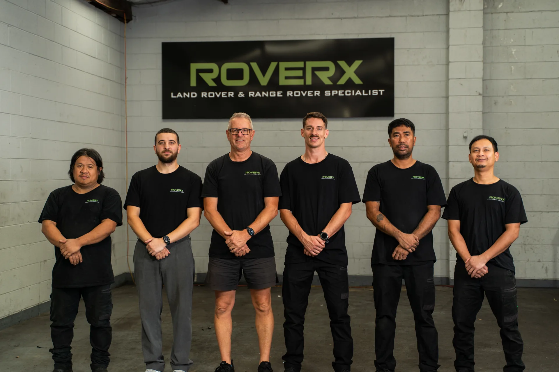 The RoverX team of factory-trained JLR specialists in Kirrawee
